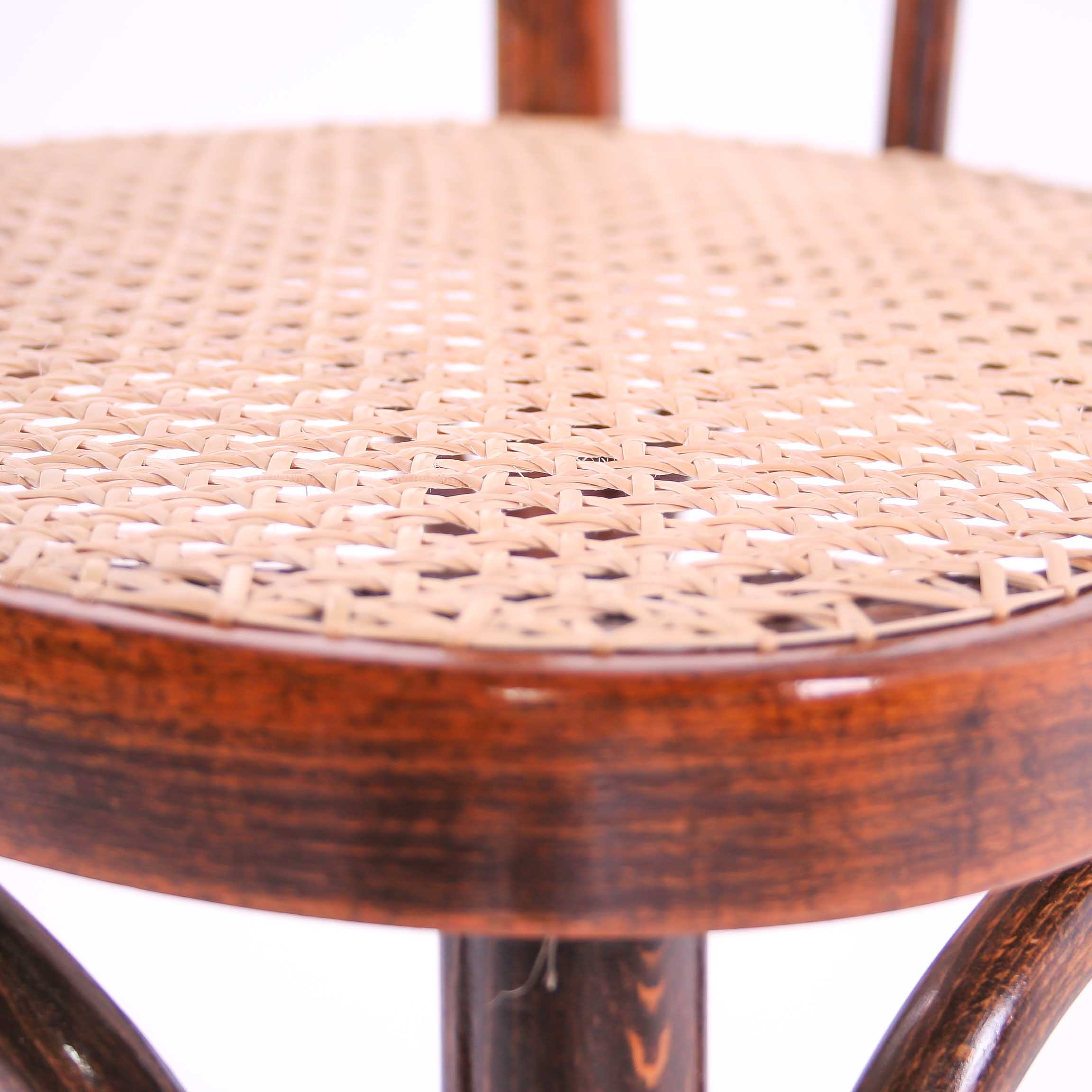 Chair with woven seat
