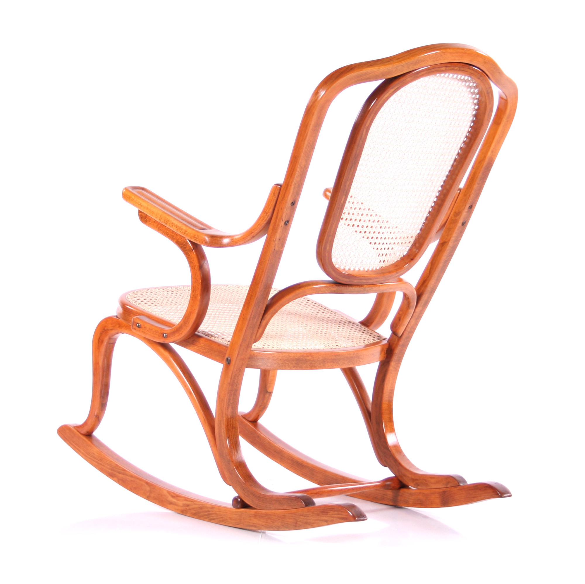 Rattan wickerwork rocking chair