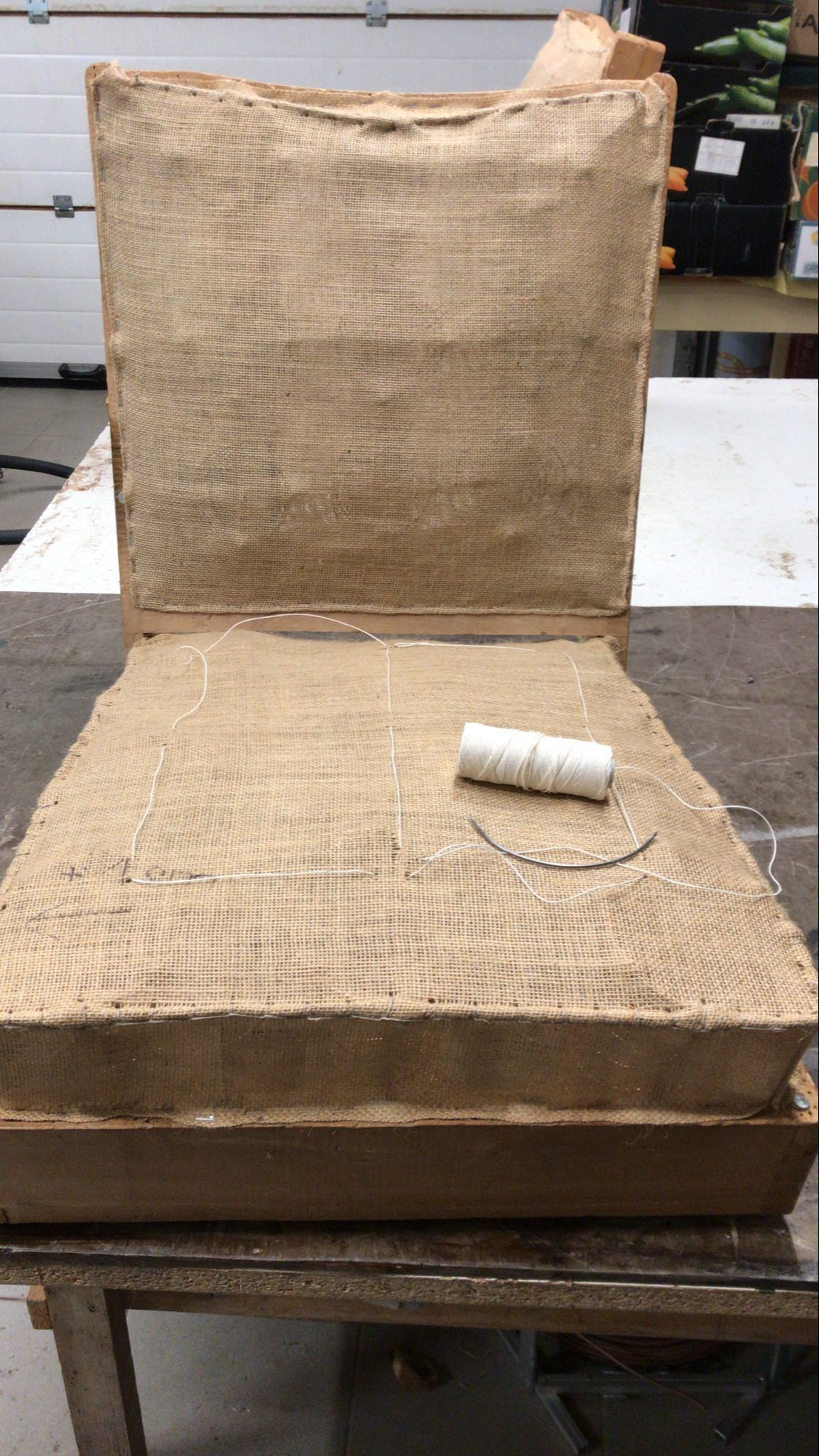 Natural jute - armchair renovation H-269 