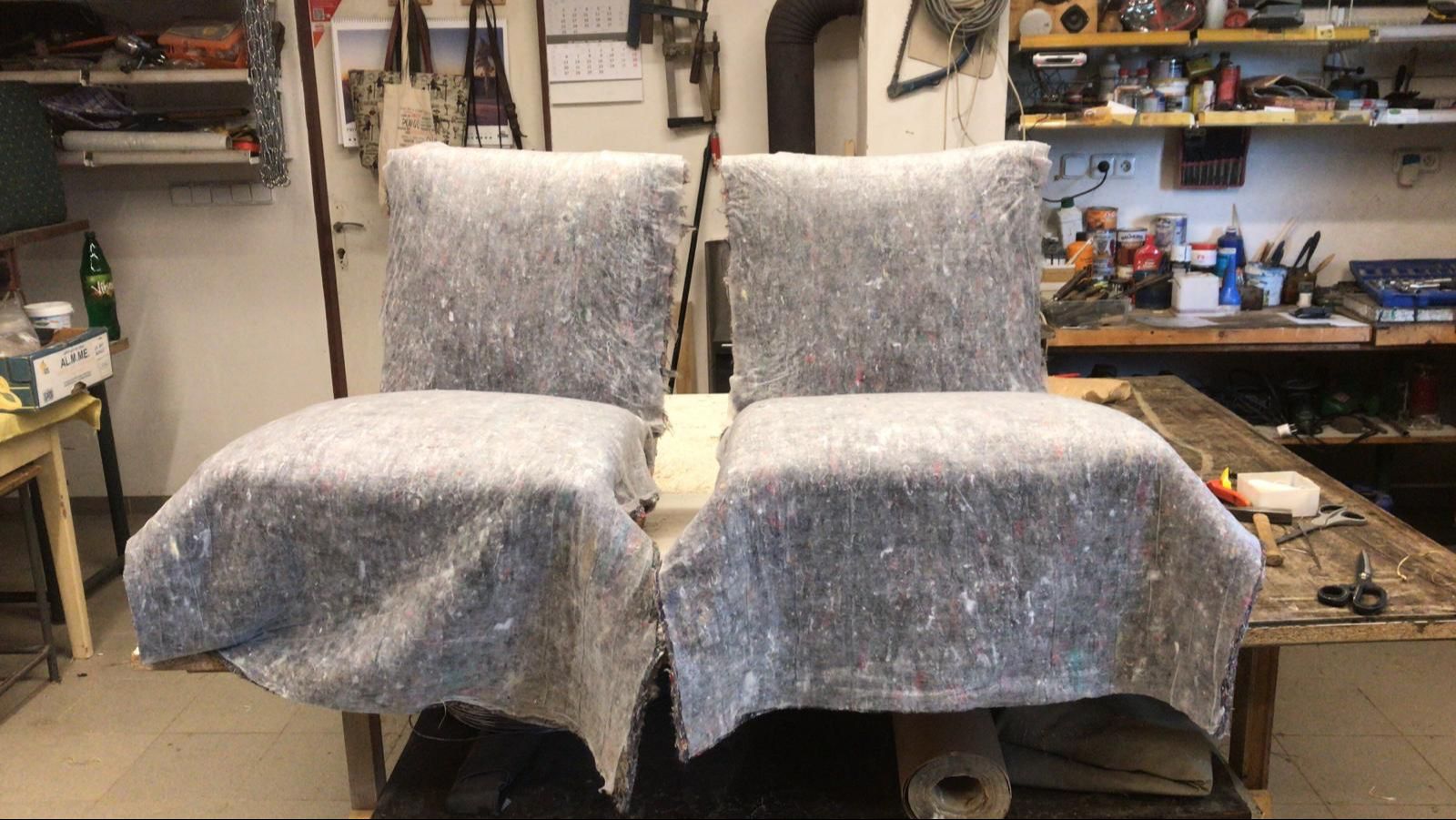 Upholstery wadding - armchair renovation H-269